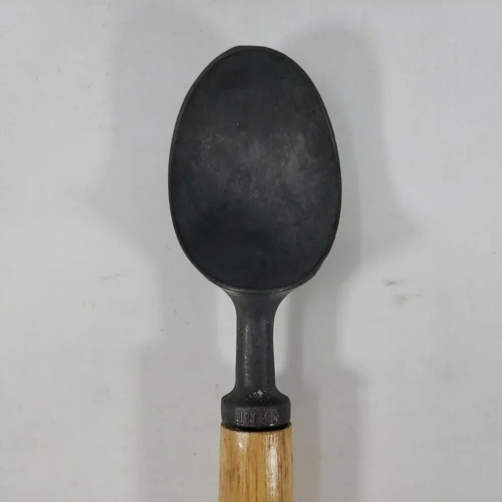 Ice Cream Scoop Sourceline Vintage Turned Wood Handle Made in Taiwan Collectible